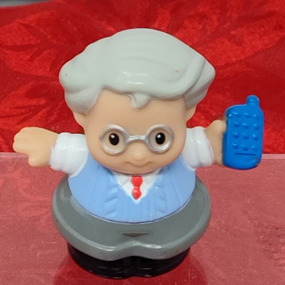 Fisher-Price Little People Grandpa with Cell Phone